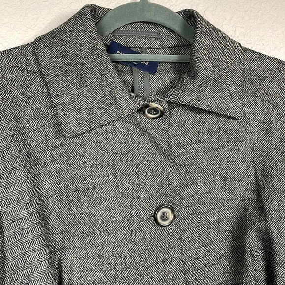 Piazza Sempione Gray Herringbone Wool Jacket Blazer Career Office Sz IT 42 US M - Picture 3 of 10